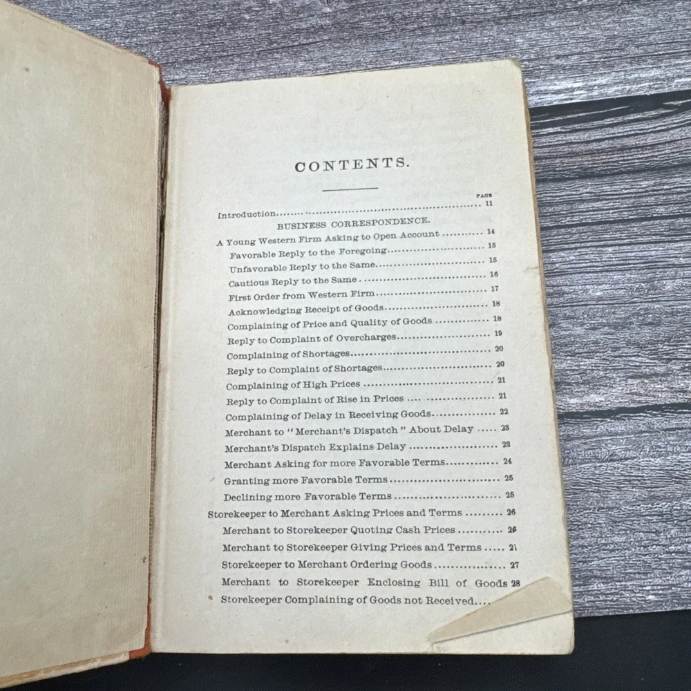 Antique Dick, William B. Commercial Letter Writer and Book o... 1890's